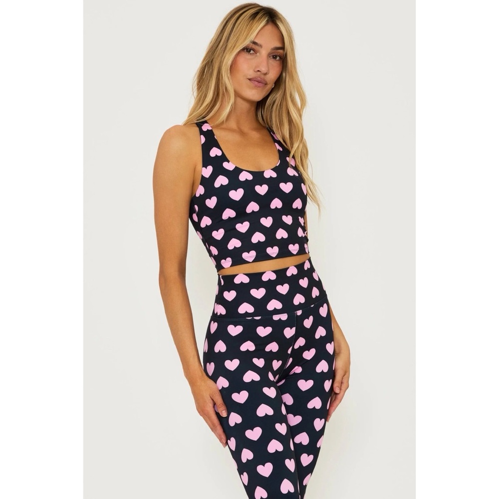 Beach Riot Yara Top Love Heart